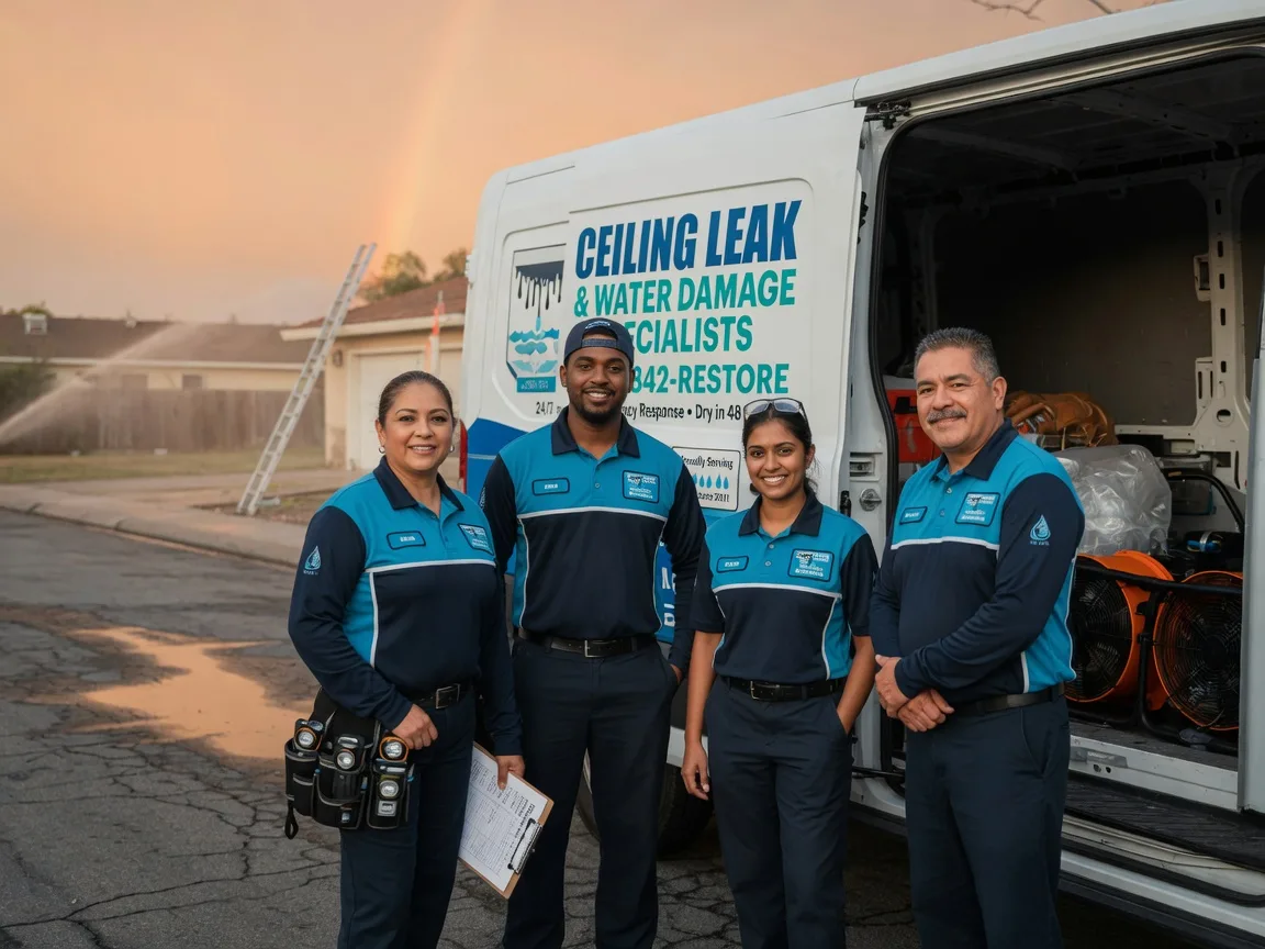 Ceiling Leak Cleanup company in Waskish, MN